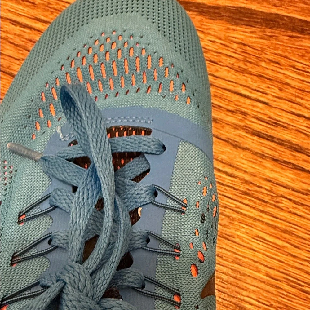 Nike RN Free Blue/Orange Running Sneakers‎ Lightweight  Size 7y